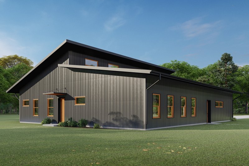 House Plan Design - Exterior - Other Elevation 9 for Barndominium House Plan #1092-28 - 3 bed, 2.5 bath