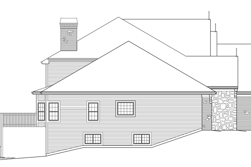 Architectural House Design - Exterior - Other Elevation for European House Plan #57-576 - 4 bed, 3.5 bath