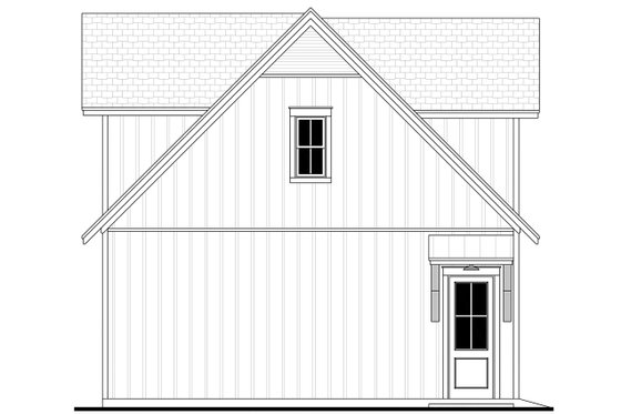 Exterior - Other Elevation for Farmhouse House Plan #430-293 - 1 bed, 1 bath