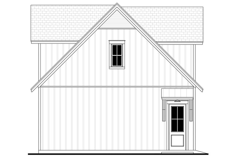 Dream House Plan - Exterior - Other Elevation for Farmhouse House Plan #430-293 - 1 bed, 1 bath