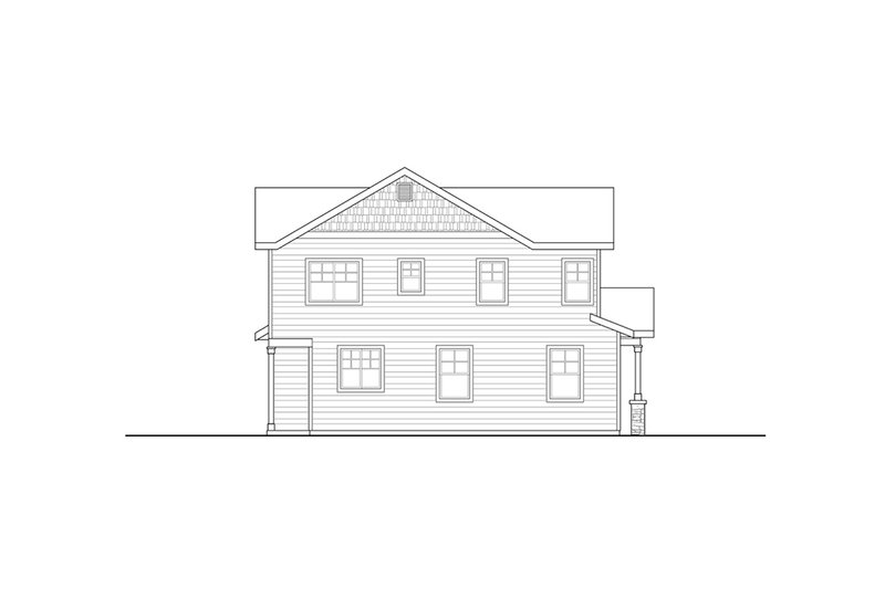 House Blueprint - Exterior - Other Elevation for Craftsman House Plan #124-1281 - 9 bed, 6.5 bath