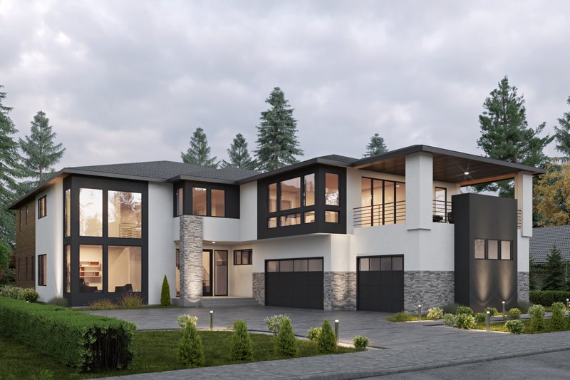 Home Plan - Modern Exterior - Front Elevation Plan #1066-266