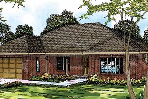 Traditional Exterior - Front Elevation Plan #124-280