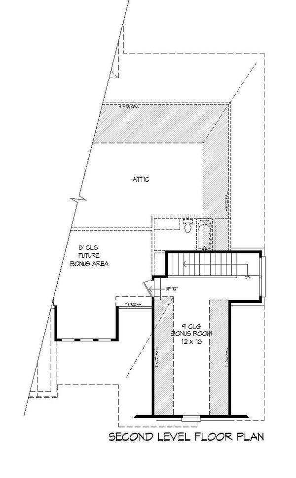 Craftsman Floor Plan - Upper Floor Plan #932-280