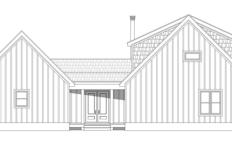 Dream House Plan - Exterior - Other Elevation 1 for Farmhouse House Plan #932-551 - 4 bed, 4.5 bath