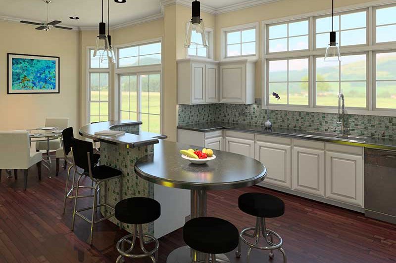 Home Plan - Exterior - Other Elevation 4 for Traditional House Plan #57-608 - 4 bed, 2.5 bath