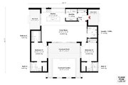 Modern Style House Plan - 2 Beds 2 Baths 1200 Sq/Ft Plan #933-20 Floor 