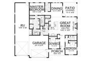 Craftsman Style House Plan - 3 Beds 2.5 Baths 1980 Sq/Ft Plan #112-304 Floor 