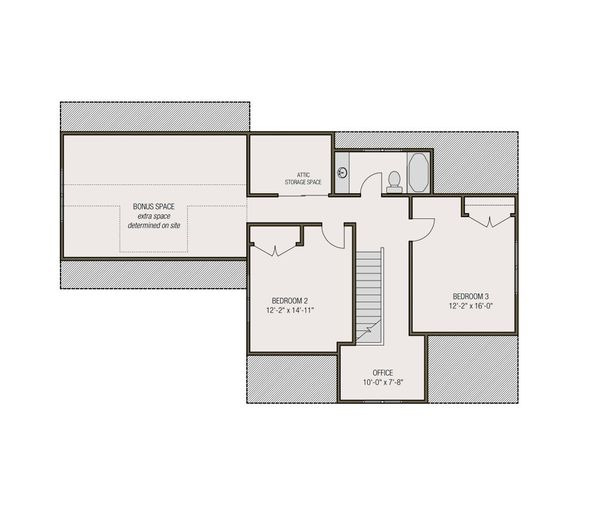 House Plan Design - Farmhouse Floor Plan - Upper Floor Plan #461-71