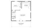 Craftsman Style House Plan - 1 Beds 1 Baths 784 Sq/Ft Plan #1060-294 