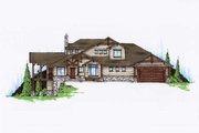 Bungalow Style House Plan - 5 Beds 4 Baths 2673 Sq/Ft Plan #5-386 