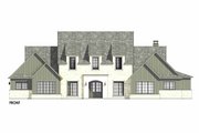 Tudor Style House Plan - 4 Beds 4.5 Baths 4130 Sq/Ft Plan #1096-11 