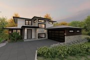 Contemporary Style House Plan - 3 Beds 3.5 Baths 2835 Sq/Ft Plan #1101-6 