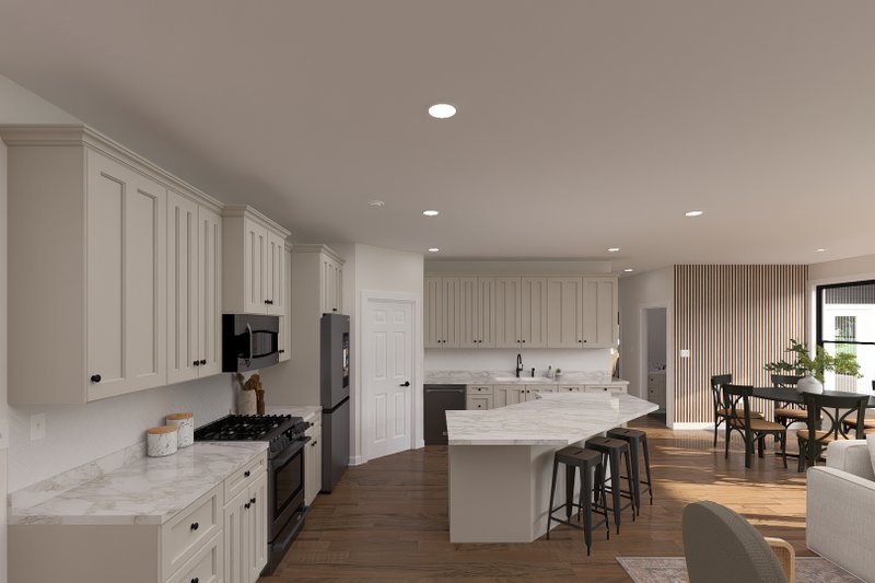 Home Plan - Interior - Kitchen 1 for Craftsman House Plan #1060-495 - 3 bed, 2.5 bath