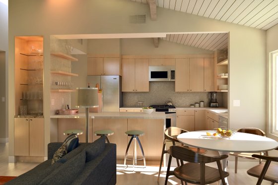 Interior - Kitchen for Ranch House Plan #489-2 - 3 bed, 2.5 bath