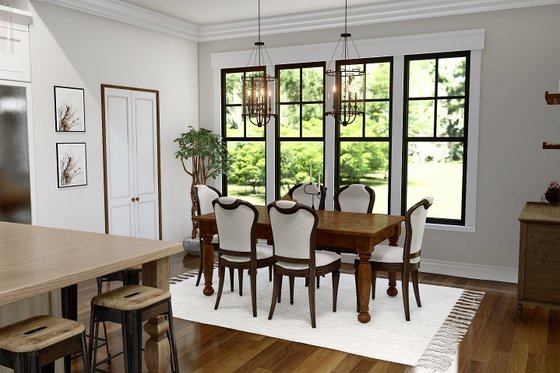 Interior - Other 2 for Ranch House Plan #54-565 - 3 bed, 2.5 bath