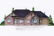 Traditional Style House Plan - 3 Beds 3.5 Baths 2213 Sq/Ft Plan #5-258 