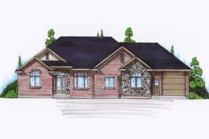 Traditional Exterior - Front Elevation Plan #5-258