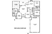 European Style House Plan - 4 Beds 3 Baths 3959 Sq/Ft Plan #81-1293 