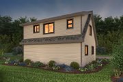 Traditional Style House Plan - 1 Beds 1 Baths 588 Sq/Ft Plan #47-1081 