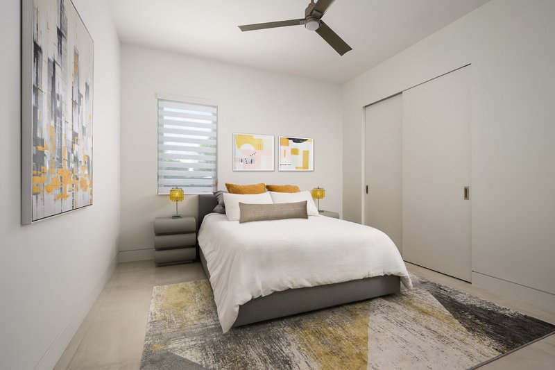 Architectural House Design - Interior - Bedroom 2 for Contemporary House Plan #938-164 - 3 bed, 3.5 bath