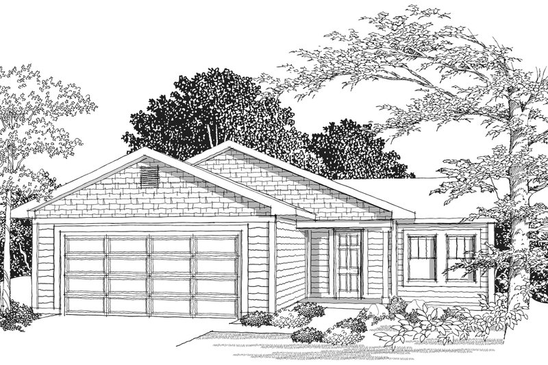 Home Plan - Photo House Plan #70-1015 - 2 bed, 1 bath