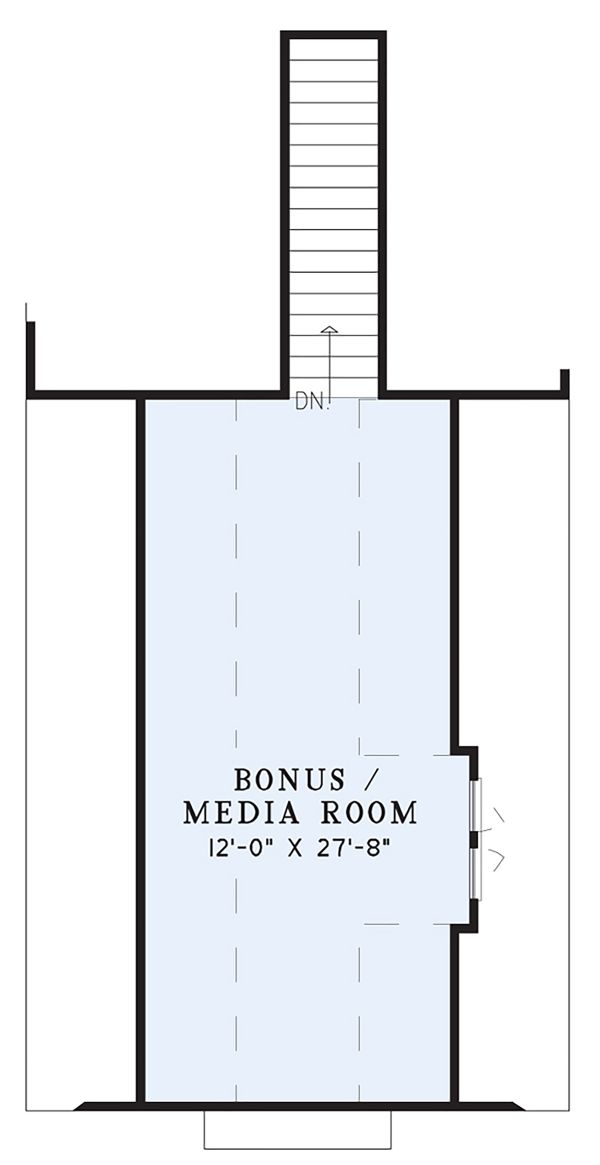Craftsman Floor Plan - Upper Floor Plan #17-2910
