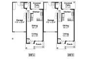 Cottage Style House Plan - 4 Beds 3 Baths 1852 Sq/Ft Plan #124-805 
