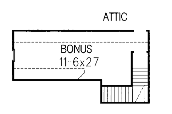 Floor Plan - Other Floor for European House Plan #15-241 - 3 bed, 2.5 bath