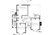 European Style House Plan - 4 Beds 3.5 Baths 2327 Sq/Ft Plan #3-191 