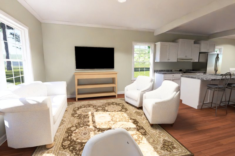 Home Plan - Interior - Family Room 1 for Modern House Plan #513-2488 - 2 bed, 2.5 bath