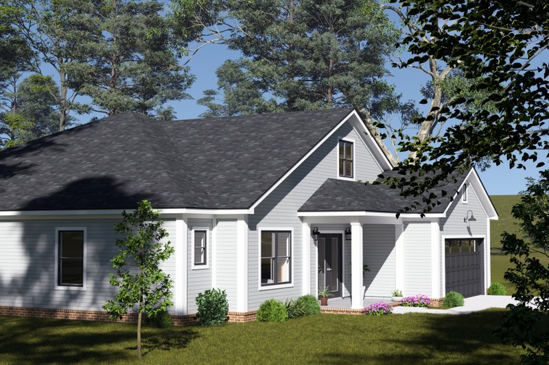 Architectural House Design - Exterior - Other Elevation 2 for Cottage House Plan #513-2404 - 4 bed, 3.5 bath