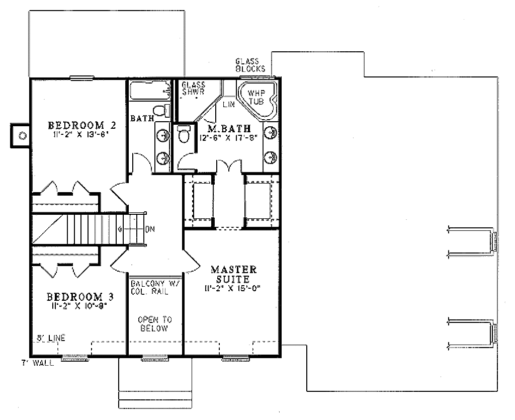 European Style House Plan - 3 Beds 2.5 Baths 2288 Sq/Ft Plan #17-276 ...