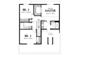 Traditional Style House Plan - 3 Beds 2.5 Baths 1482 Sq/Ft Plan #48-309 