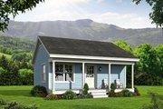 Traditional Style House Plan - 1 Beds 1 Baths 561 Sq/Ft Plan #932-101 