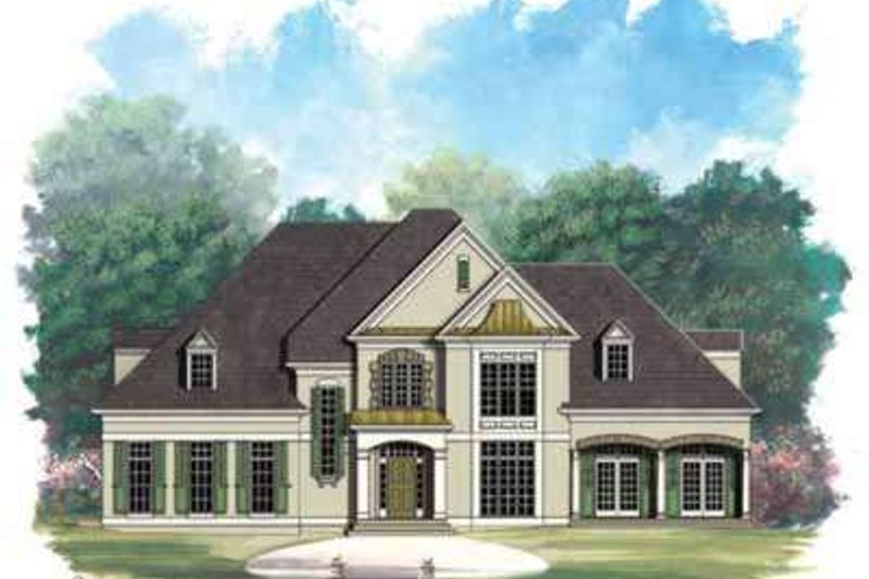 Architectural House Design - European Exterior - Front Elevation Plan #119-215