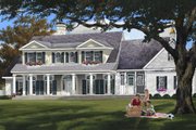 Colonial Style House Plan - 4 Beds 3 Baths 2994 Sq/Ft Plan #137-286 
