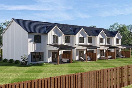 Exterior - Other Elevation 3 for Farmhouse House Plan #455-781 - 3 bed, 3 bath