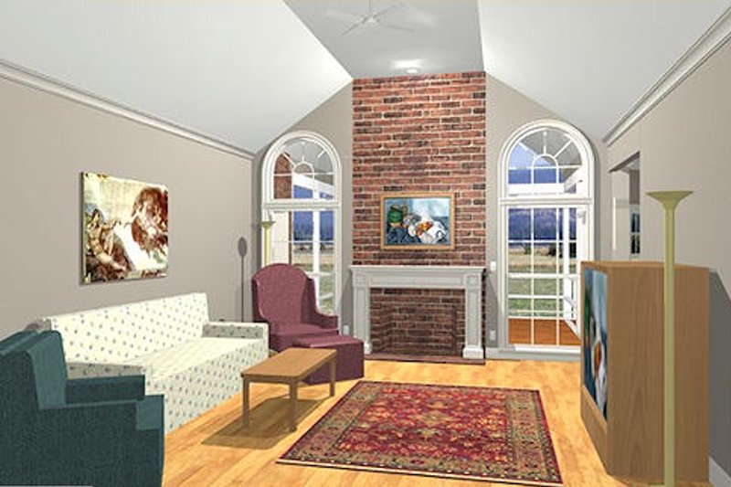Architectural House Design - Photo for Southern House Plan #56-564 - 3 bed, 2.5 bath
