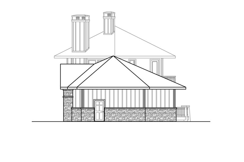 Home Plan - Exterior - Other Elevation 1 for Craftsman House Plan #124-1206 - 3 bed, 4 bath