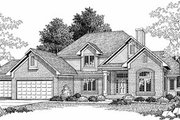 Traditional Style House Plan - 3 Beds 2.5 Baths 2614 Sq/Ft Plan #70-419 