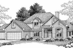 Traditional Exterior - Front Elevation Plan #70-419