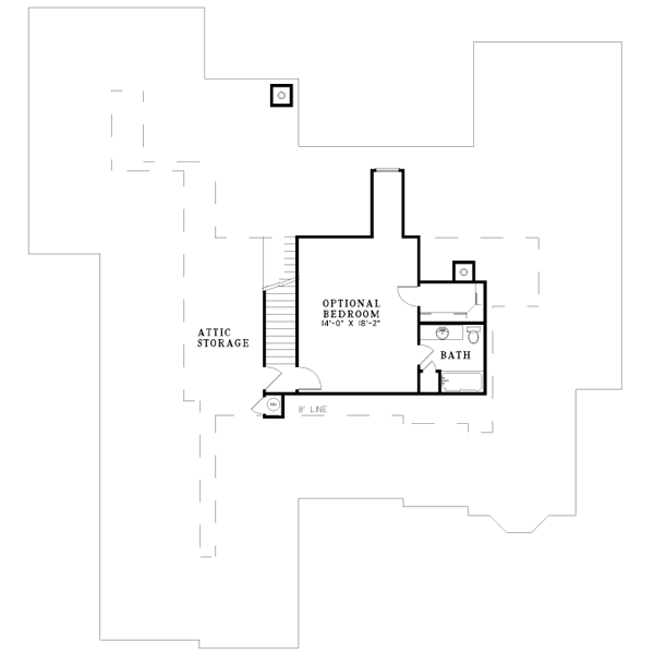 House Blueprint - European Floor Plan - Other Floor Plan #17-171