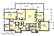 Craftsman Style House Plan - 4 Beds 3.5 Baths 4418 Sq/Ft Plan #921-15 