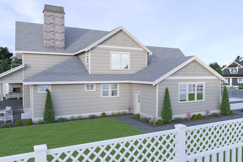 Architectural House Design - Photo 1 for Craftsman House Plan #1070-101 - 4 bed, 3 bath