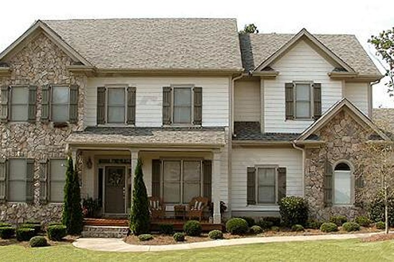 Architectural House Design - Traditional Exterior - Front Elevation Plan #54-134