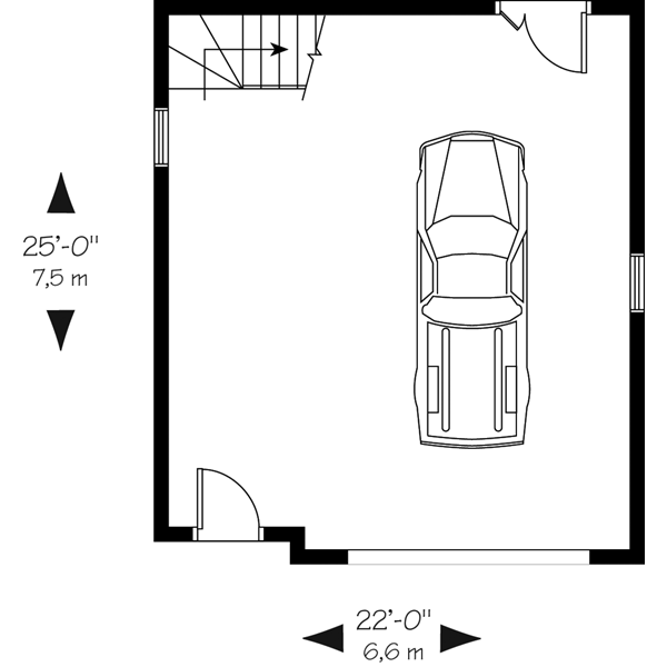 Architectural House Design - Traditional Floor Plan - Main Floor Plan #23-432