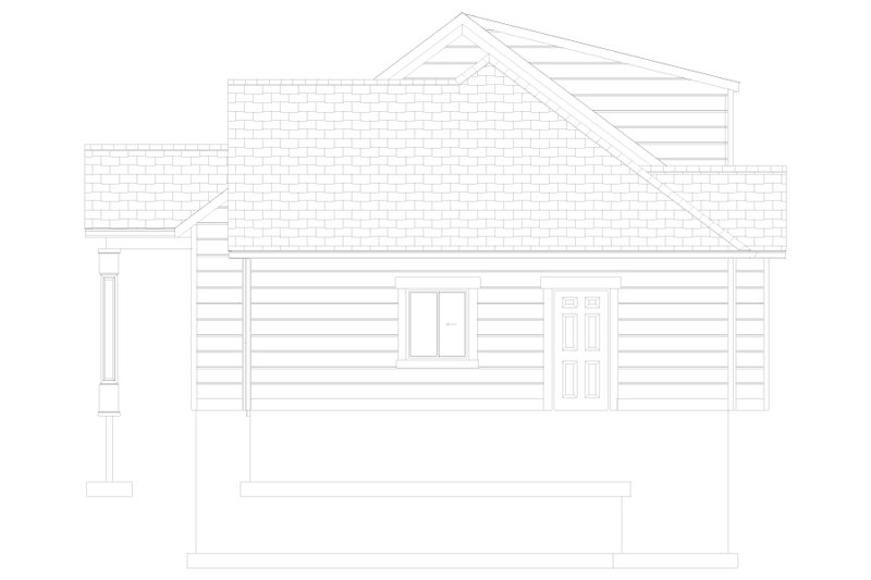 Architectural House Design - Exterior - Other Elevation for Craftsman House Plan #1060-461 - 3 bed, 3 bath