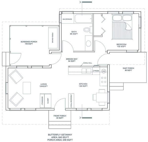 Modern Floor Plan - Main Floor Plan #486-2