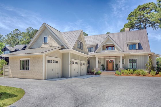 Exterior - Front Elevation 3 for Farmhouse House Plan #928-10 - 4 bed, 4.5 bath